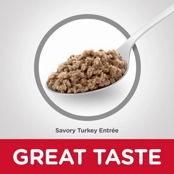 Science Diet Savory Turkey Entree Adult 7  Canned Cat Food