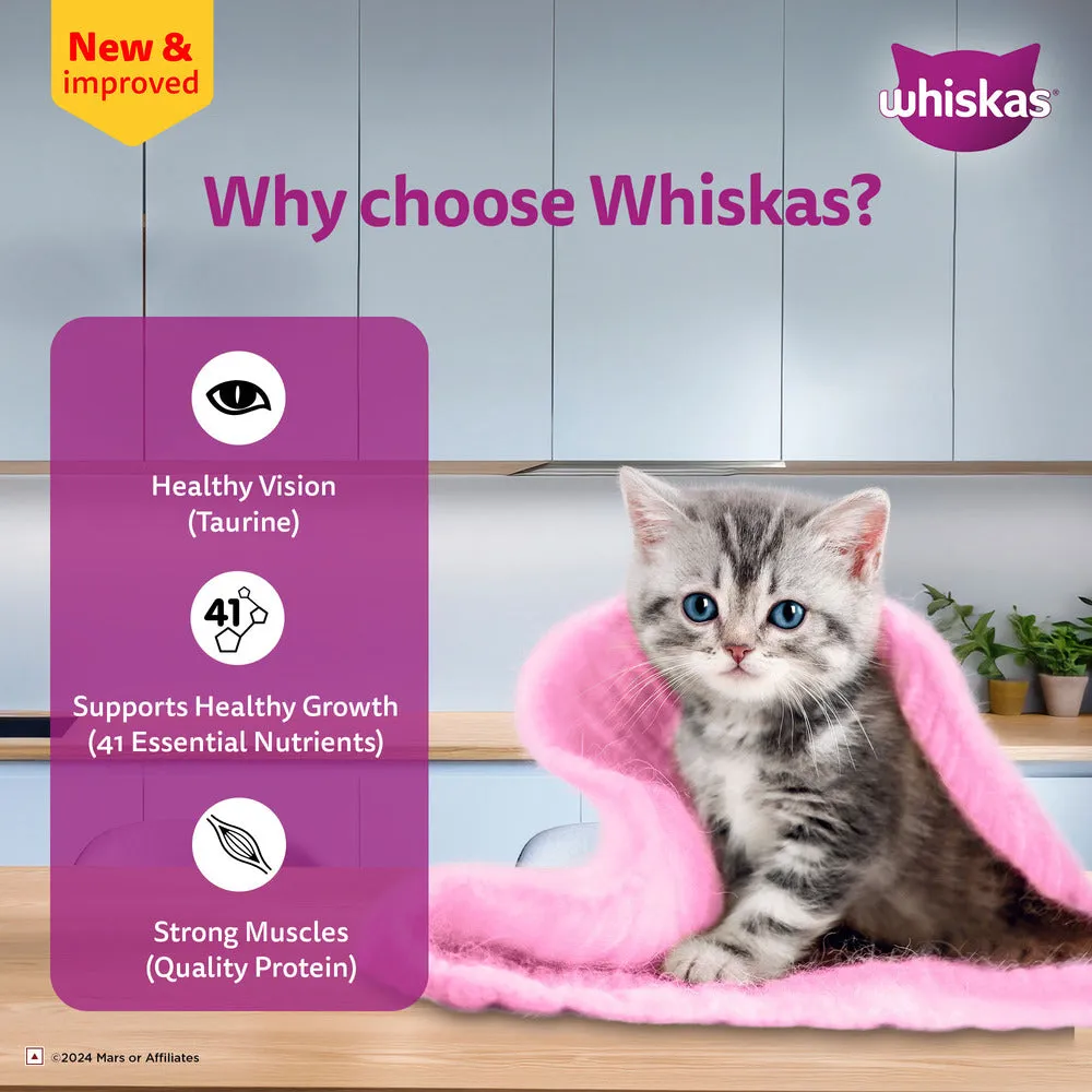 Sheba Chicken Loaf and Whiskas Tuna in Jelly Kitten Cat Wet Food Combo