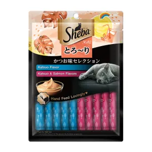 Sheba Melty Cat Treats Katsuo   Katsuo Salmon 12g x 20