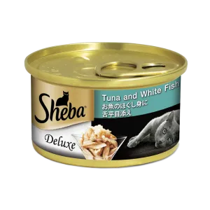 Sheba Tuna and White Fish in Gravy 85g