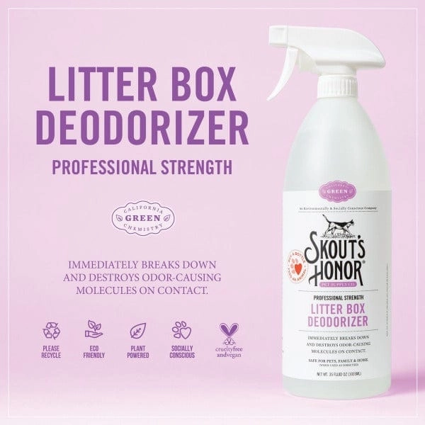 Skout's Honor Cat Litterbox Deodorizer Spray