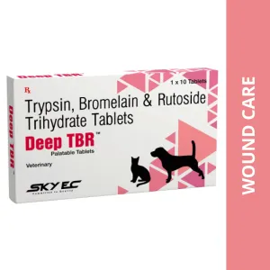 Skyec Deep Tbr Wound Healing Tablet for Dogs and Cats