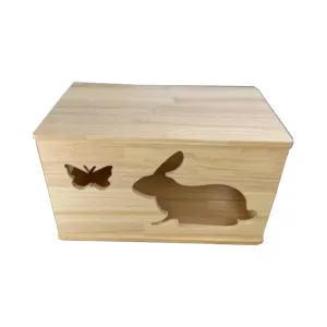 Solid Wood Pet House - Rabbit L (L60cm x B35cm x H35cm)