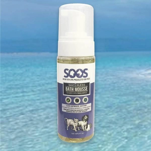 Soos Pets Hypoallergenic Waterless Pet Bath Mousse