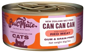 Soulmate New Zealand Cat Wet Food Can Can Can - High Country Red Meat