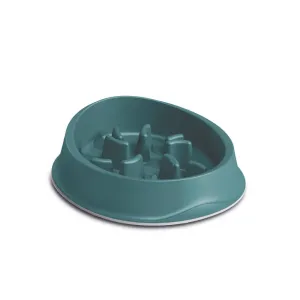 Stefanplast Chic Slow Feeding Bowl English Green 0.5L