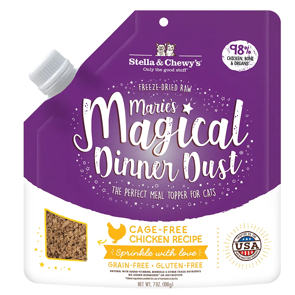 Stella & Chewy's Cat Marie's Magical Dinner Dust - Cage-Free Chicken Recipe 7oz