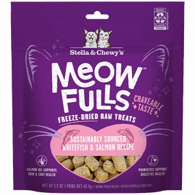 Stella & Chewy's Meowfulls Whitefish & Salmon Cat Treats
