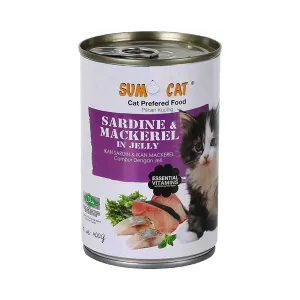 Sumo Cat Sardine and Mackerel in Jelly 400g