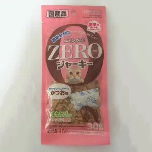 Sunrise Non Fat Bonito Flavored Jerky For Cats 30g