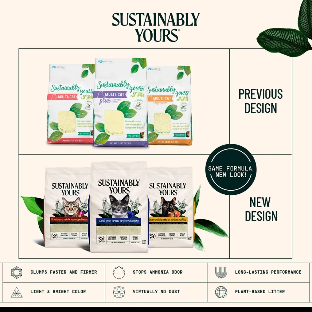 Sustainably Yours Multi Cat Unscented Cat Litter
