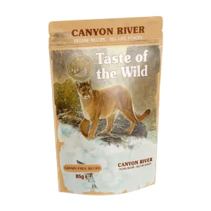 Taste of the Wild Canyon River Cat Pouch Chunks in Gravy  85g