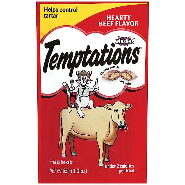 Temptations Hearty Beef Cat Treats