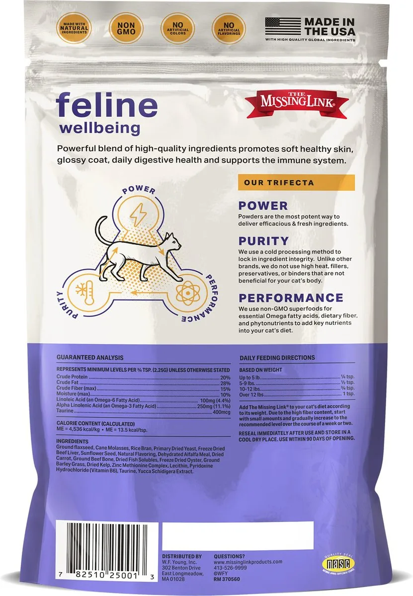 The Missing Link Ultimate Feline Superfood Powder Supplement for Cats