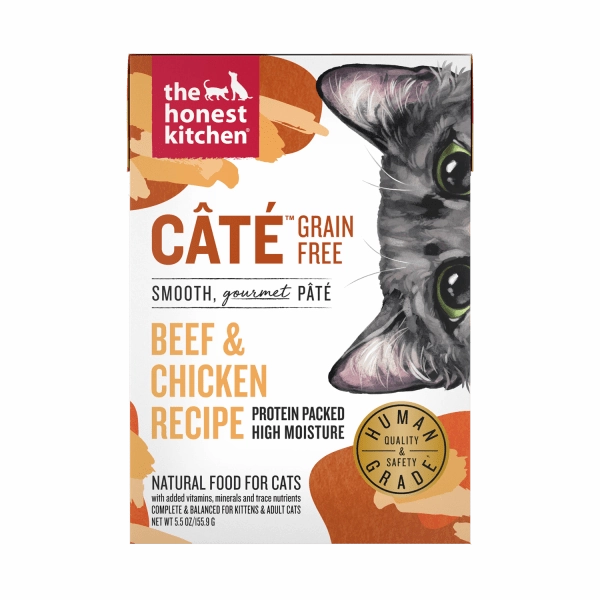 The Honest Kitchen Cate Grain Free Beef & Chicken Pate Wet Cat Food (SPECIAL ORDER ITEM)