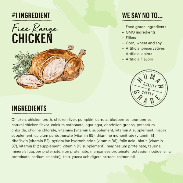 The Honest Kitchen Cate Grain Free Chicken Pate Wet Cat Food (SPECIAL ORDER ITEM)