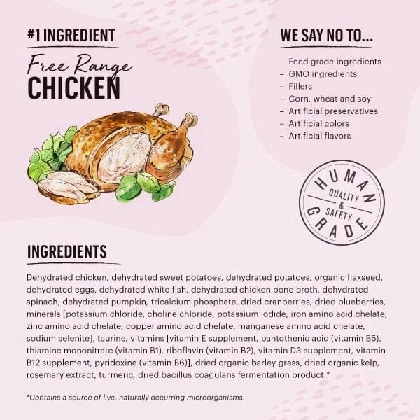 The Honest Kitchen Grain Free Chicken & Whitefish Dehydrated Cat Food (SPECIAL ORDER ITEM)