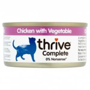 Thrive Cat Chicken with Vegetable Wet Food 75g