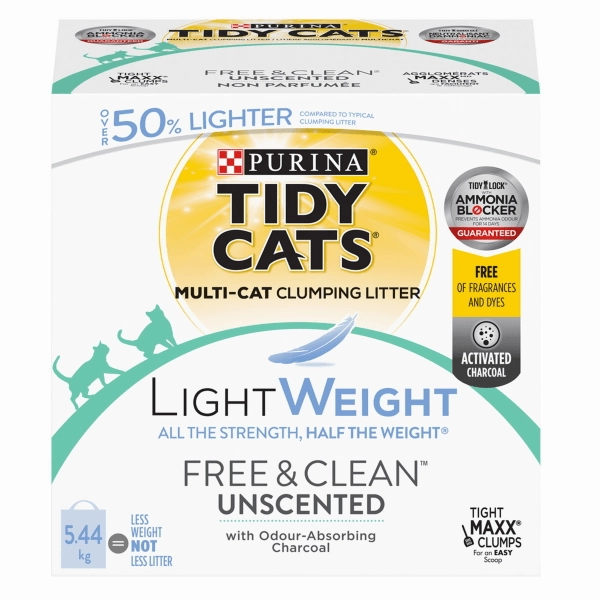 Tidy Cats LightWeight Free & Clean Unscented Clumping Multi-Cat Litter