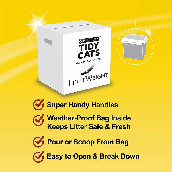 Tidy Cats LightWeight Free & Clean Unscented Clumping Multi-Cat Litter