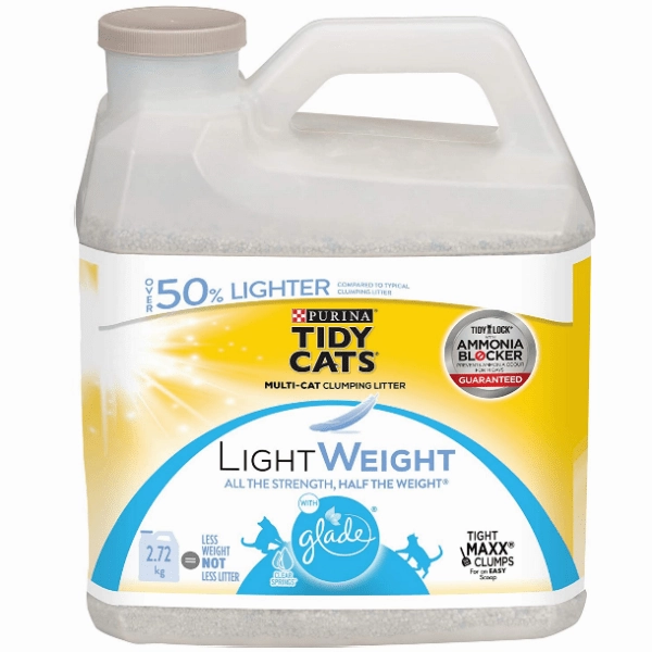 Tidy Cats LightWeight with Glade Clear Springs Clumping Cat Litter