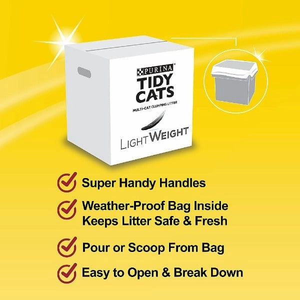 Tidy Cats LightWeight with Glade Clear Springs Clumping Cat Litter