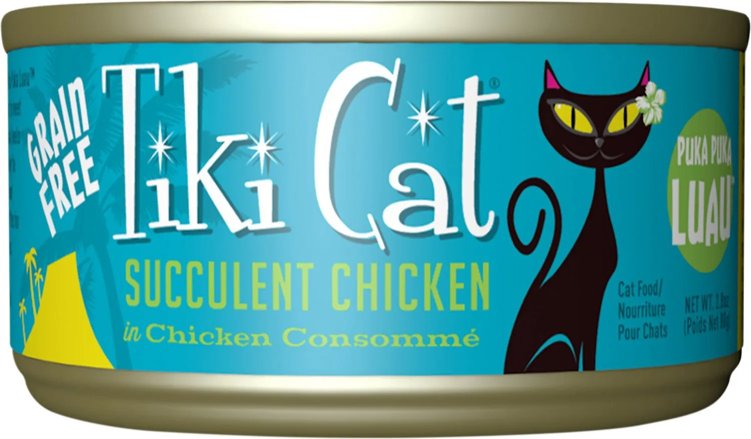 Tiki Cat Puka Puka Luau Grain Free Succulent Chicken in Chicken Consomme Canned Cat Food