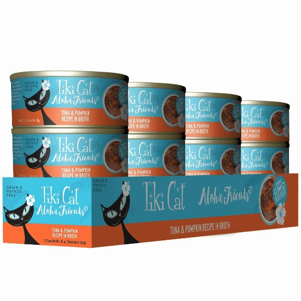 Tiki Cat Aloha Friends Tuna & Pumpkin Recipe Canned Cat Food
