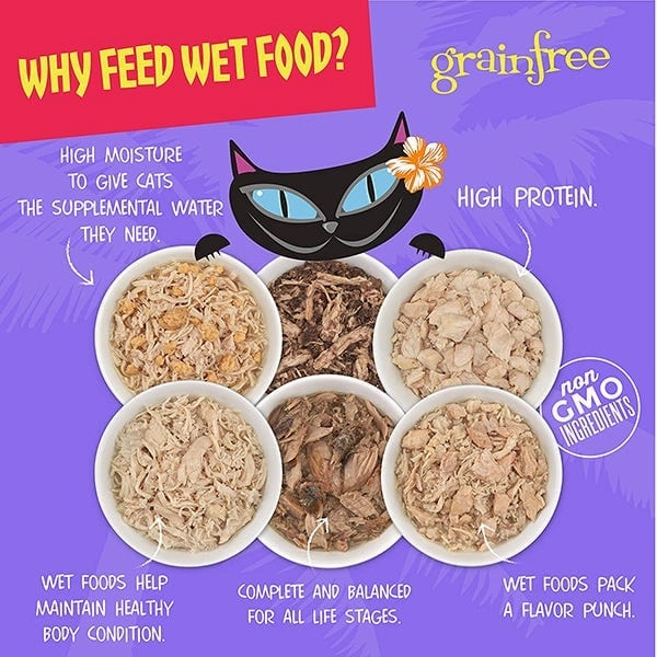 Tiki Cat Aloha Friends Tuna, Ocean Whitefish & Pumpkin Recipe Canned Cat Food, 5.5oz
