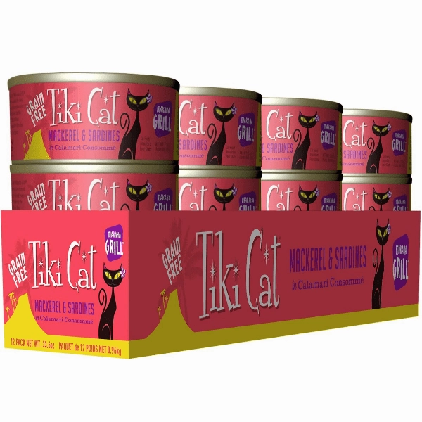Tiki Cat Grill Mackerel & Sardines Canned Cat Food