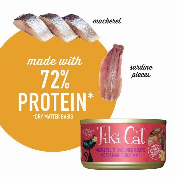 Tiki Cat Grill Mackerel & Sardines Canned Cat Food