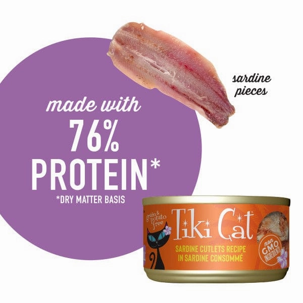 Tiki Cat Grill Sardine Cutlets Canned Cat Food (SPECIAL ORDER ITEM)