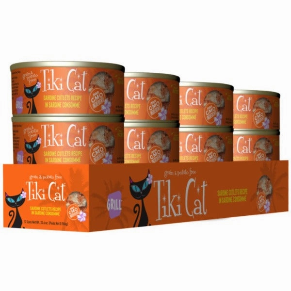 Tiki Cat Grill Sardine Cutlets Canned Cat Food (SPECIAL ORDER ITEM)