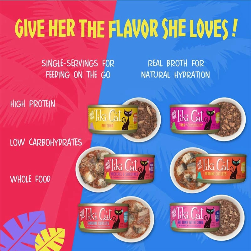 TIKI CAT Grill Variety Pack Wet Food for Cats