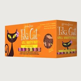 TIKI CAT Grill Variety Pack Wet Food for Cats