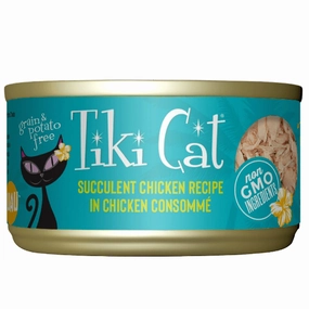 Tiki Cat Luau Succulent Chicken Recipe Canned Cat Food