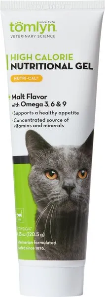 Tomlyn Nutri-Cal Malt Flavored Gel High Calorie Supplement for Cats