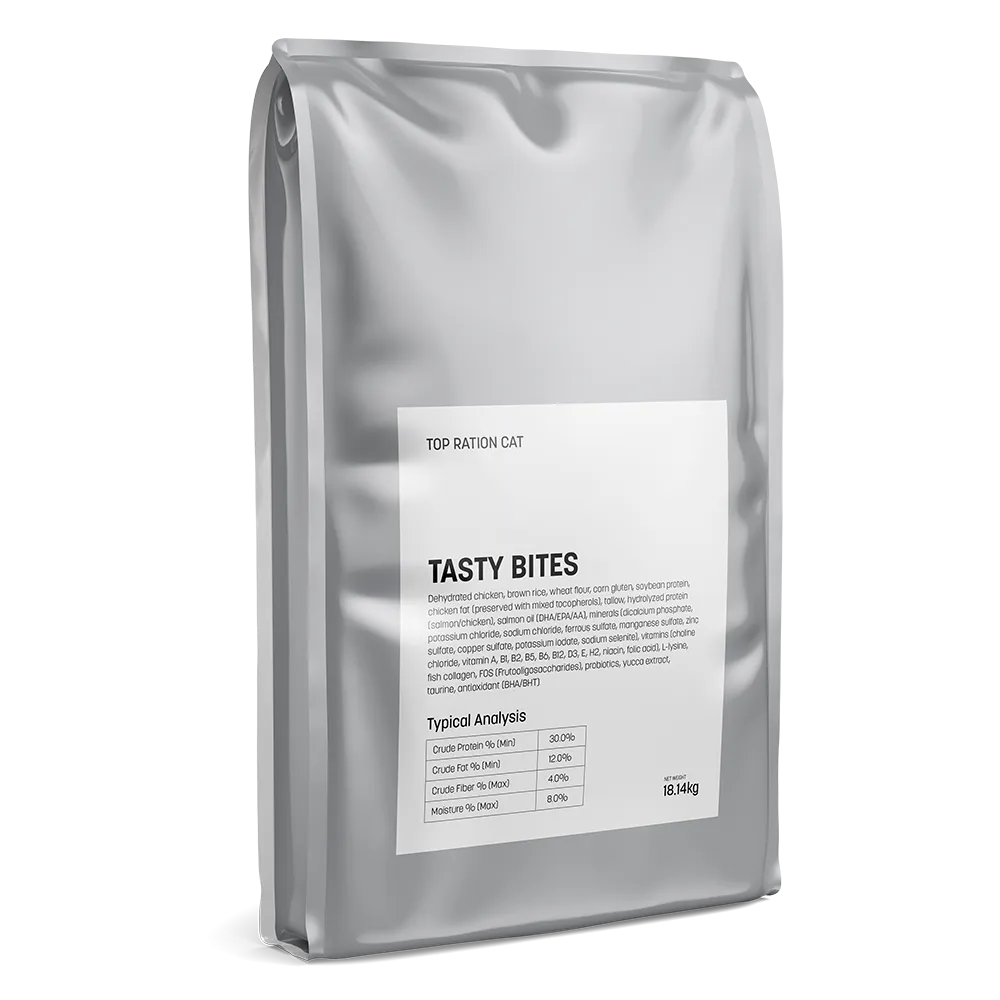 Top Ration Cat Tasty Bites All Life Stages 18.14kg
