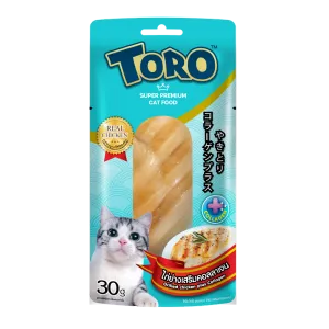 Toro Cat Treat Super Premium Grilled Chicken Plus Collagen 30g