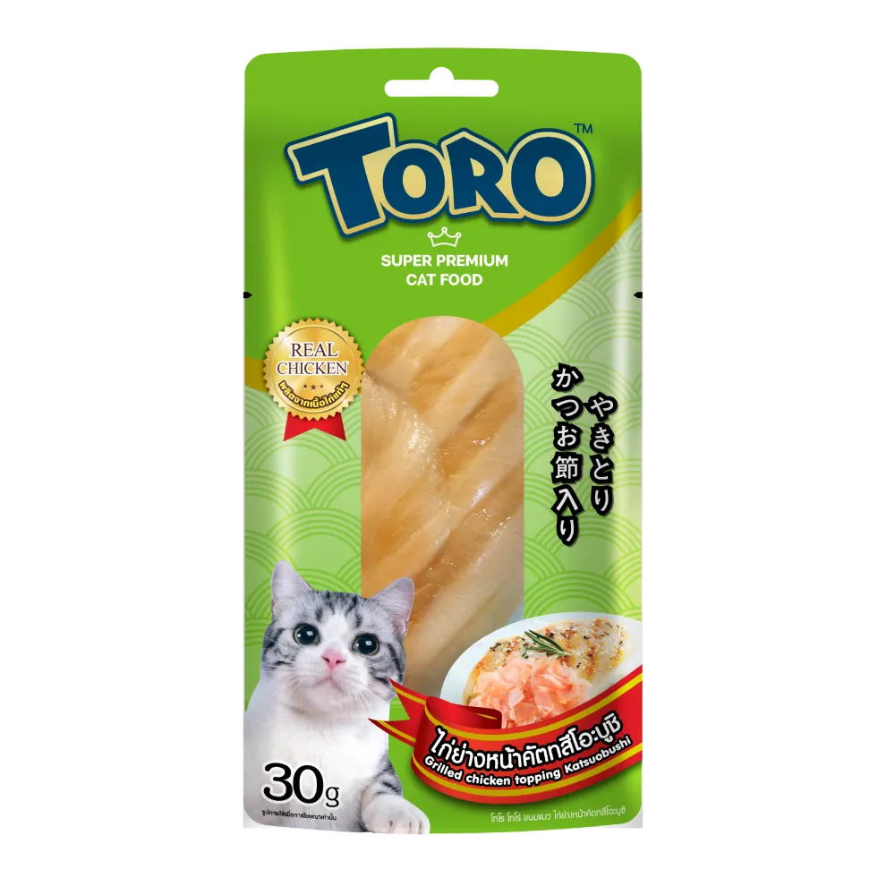 Toro Cat Treat Super Premium Grilled Chicken Topping Katsuobushi 30g