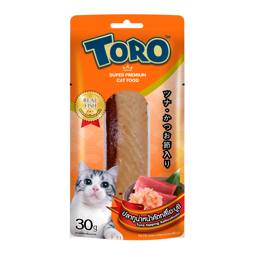 Toro Cat Treat Super Premium Tuna Topping Katsuobushi 30g