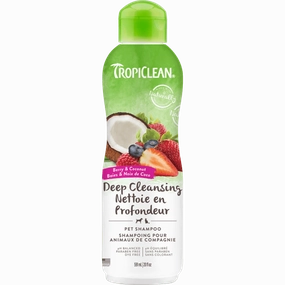 Tropiclean Deep Cleansing Berry & Coconut Pet Shampoo