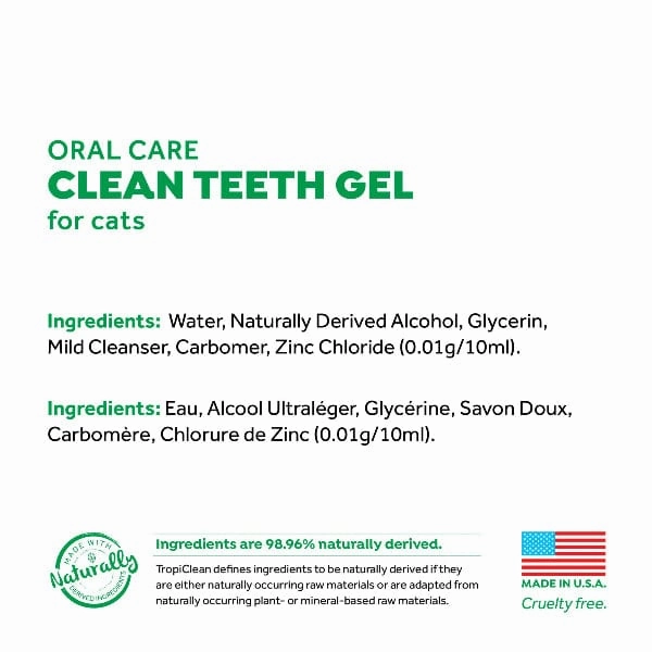 Tropiclean Fresh Breath Oral Care Gel for Cats