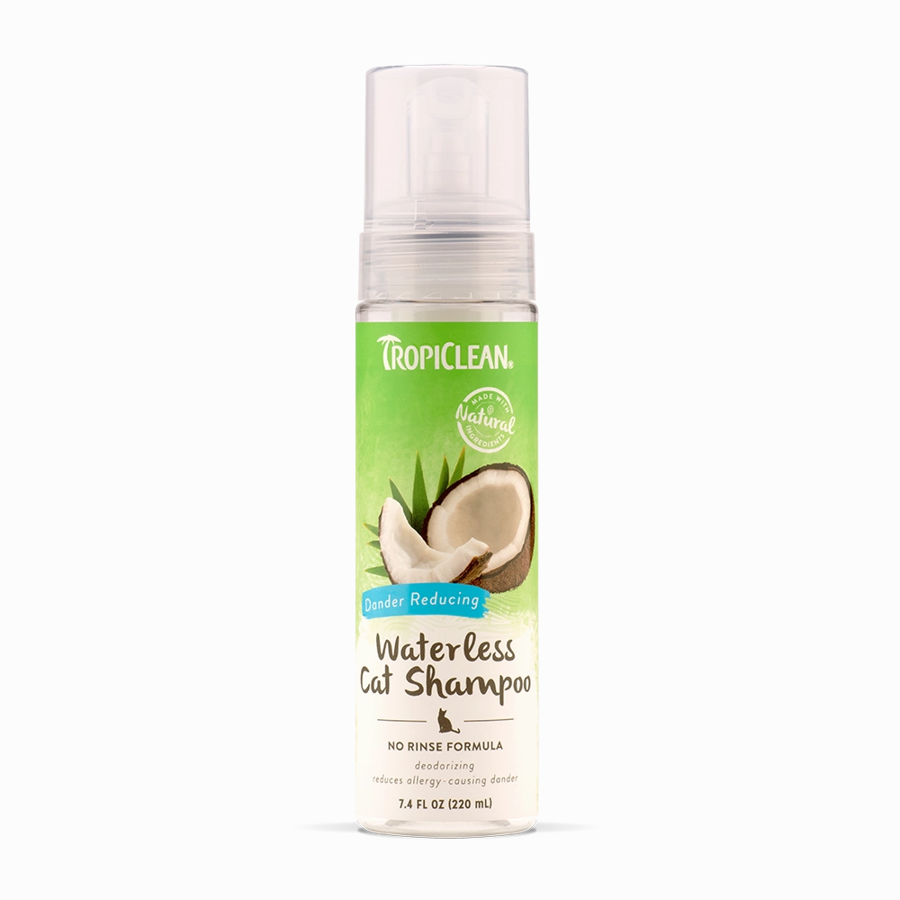 Tropiclean Waterless Cat Shampoo - Dander Reducing 7.4oz