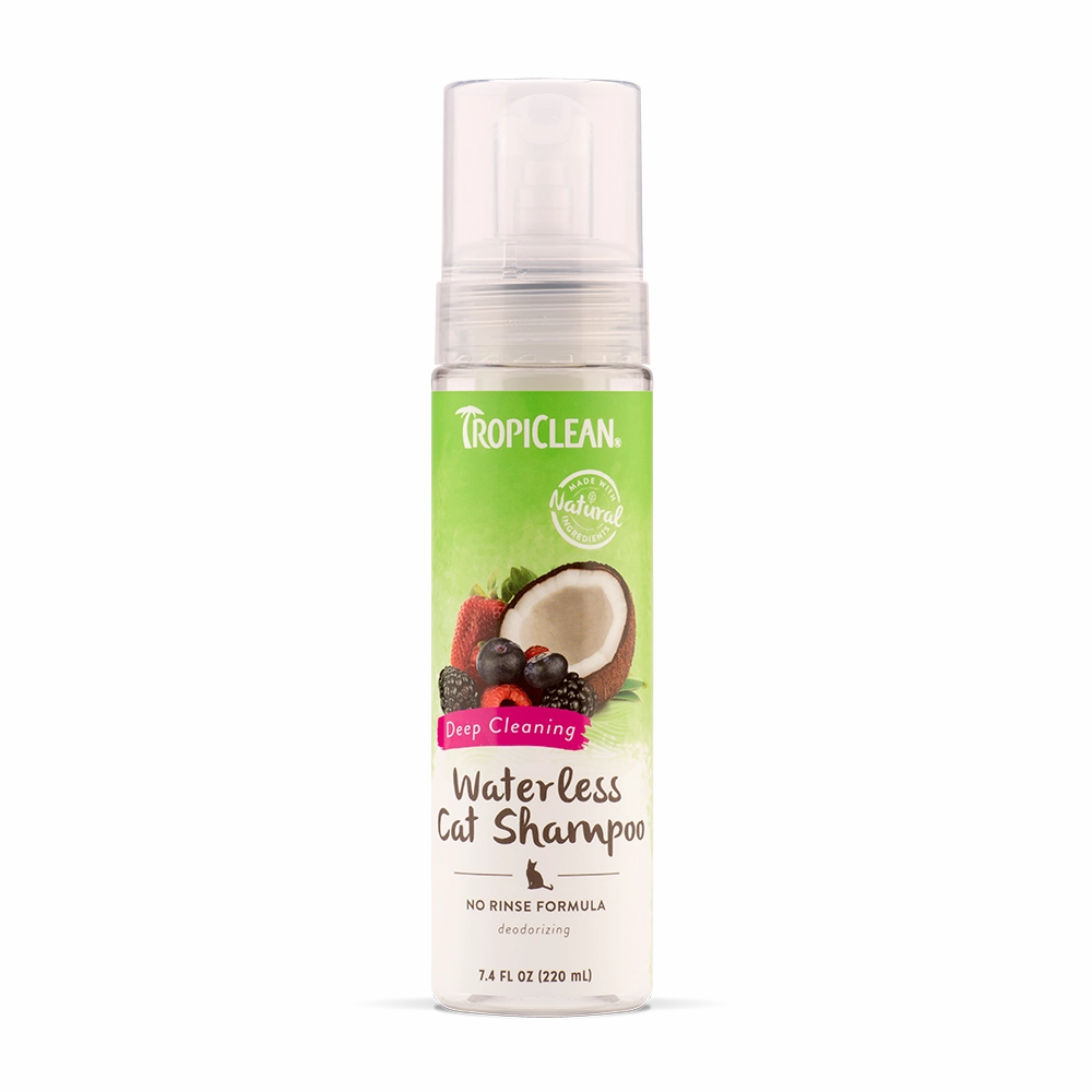 Tropiclean Waterless Cat Shampoo - Deep Cleaning 7.4oz