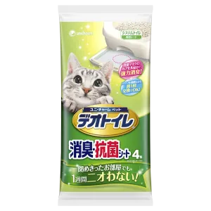 Unicharm Bottom Deck Sheet for Double Deck Cat Litter House 4pcs