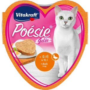 Vitakraft Cat Poesie Hearts Duck & Egg 85g