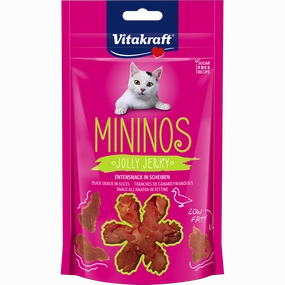 Vitakraft Cat Mininos Jolly Jerky - Duck Snack in Slices 40g