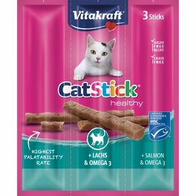 Vitakraft Cat Stick Mini Salmon with Omega 3 3sticks