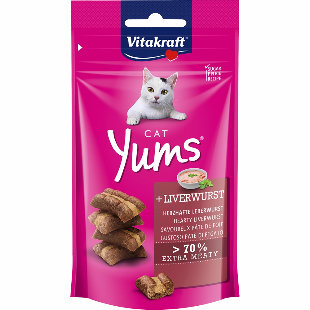 Vitakraft Cat Yums Liver Sausage 40g